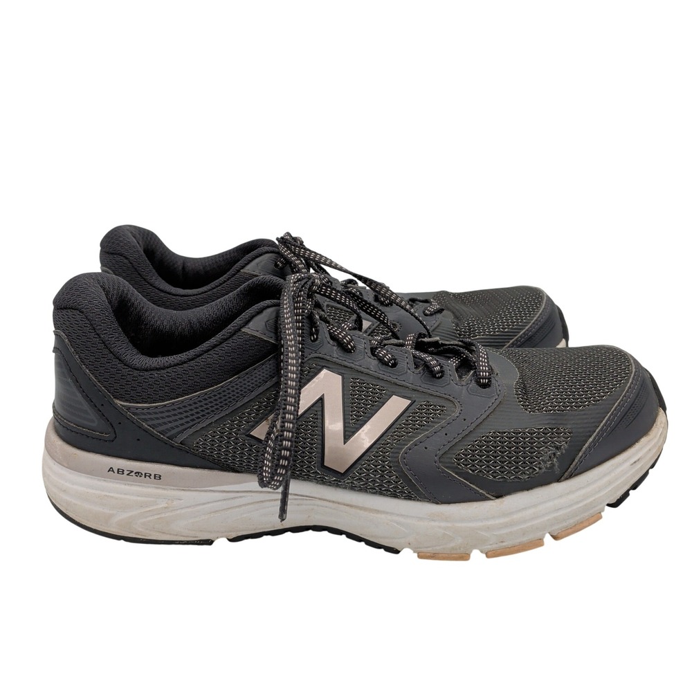 New Balance 560v7 TechRide Womens 11 Wide Running Shoes Grey Rose Gold W560CU7